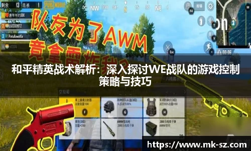 和平精英战术解析：深入探讨WE战队的游戏控制策略与技巧